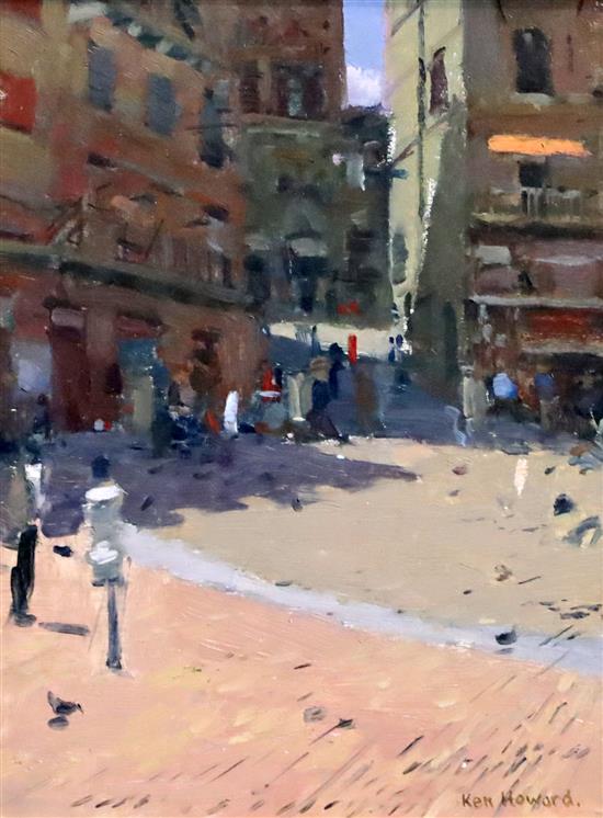 § Ken Howard (1932-) Sienna 9 x 6.75in.